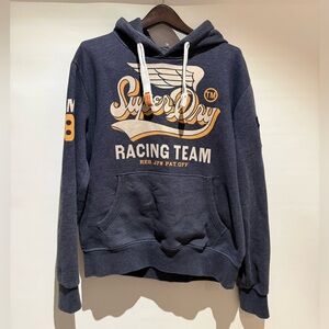 Superdry Dark Blue Racing Team Hoodie
